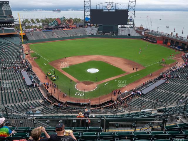 Seating view for Oracle Park Section View Reserved 314