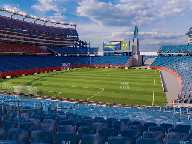 Seating view for Gillette Stadium Section 118