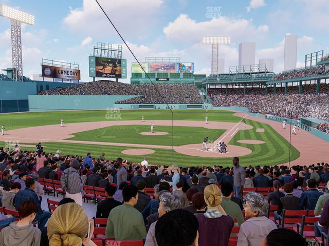 Seating view for Fenway Park Section Loge Box 136