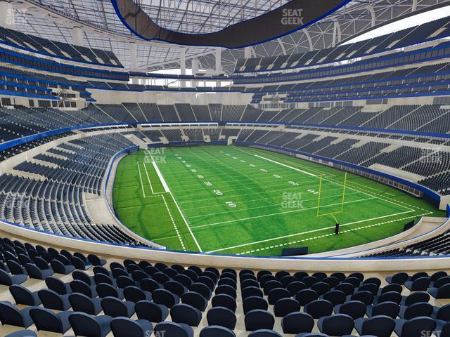 Seating view for SoFi Stadium Section 204