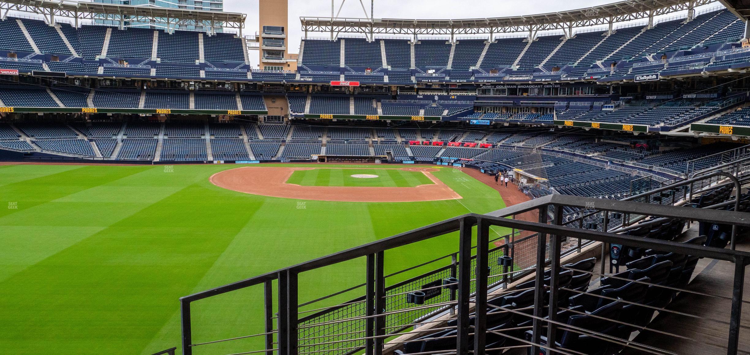 Seating view for Petco Park Section Western Metal Building Suite 4 F