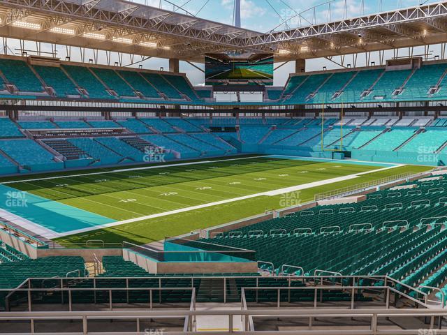 Seating view for Hard Rock Stadium Section 225