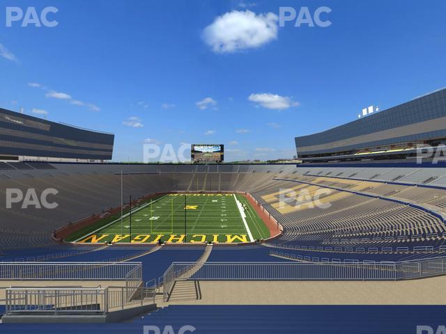 Seating view for Michigan Stadium Section 11