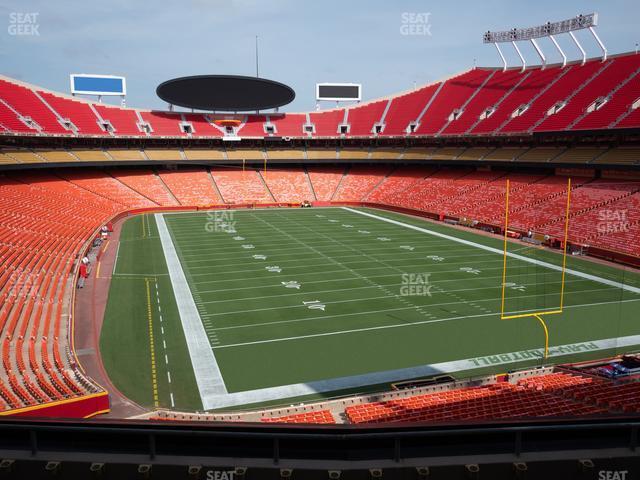 Seating view for GEHA Field at Arrowhead Stadium Section 215