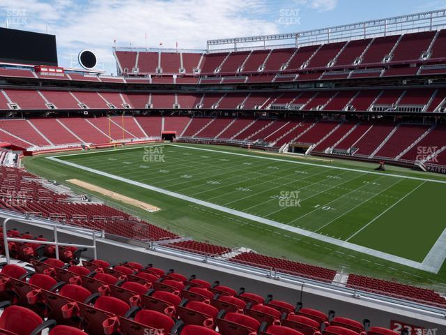 Seating view for Levi's Stadium Section P 233