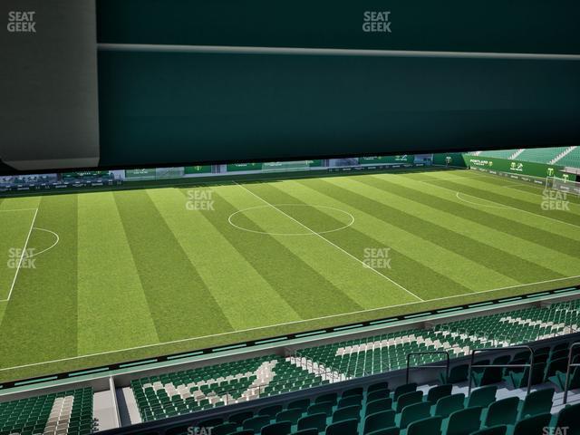 Seating view for Providence Park Section Tanner Ridge 3