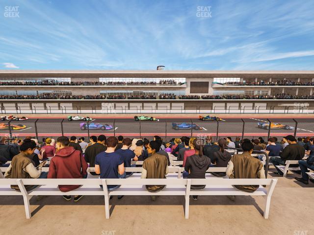 Seating view for Circuit of The Americas Section Main Grandstand Loge 22 D