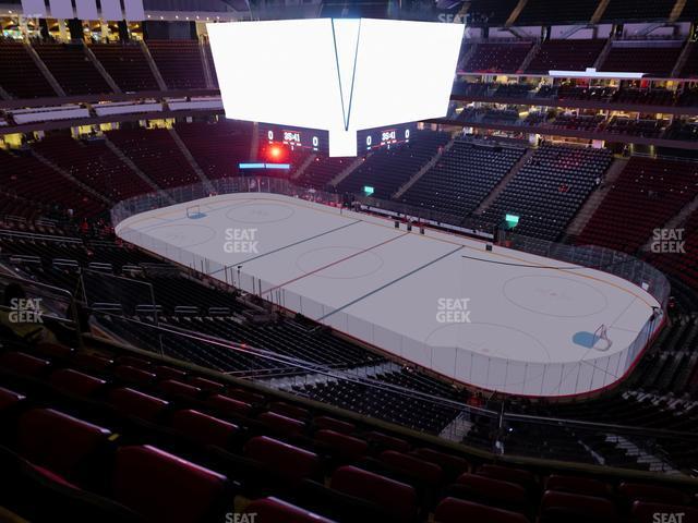 Seating view for Prudential Center Section 132