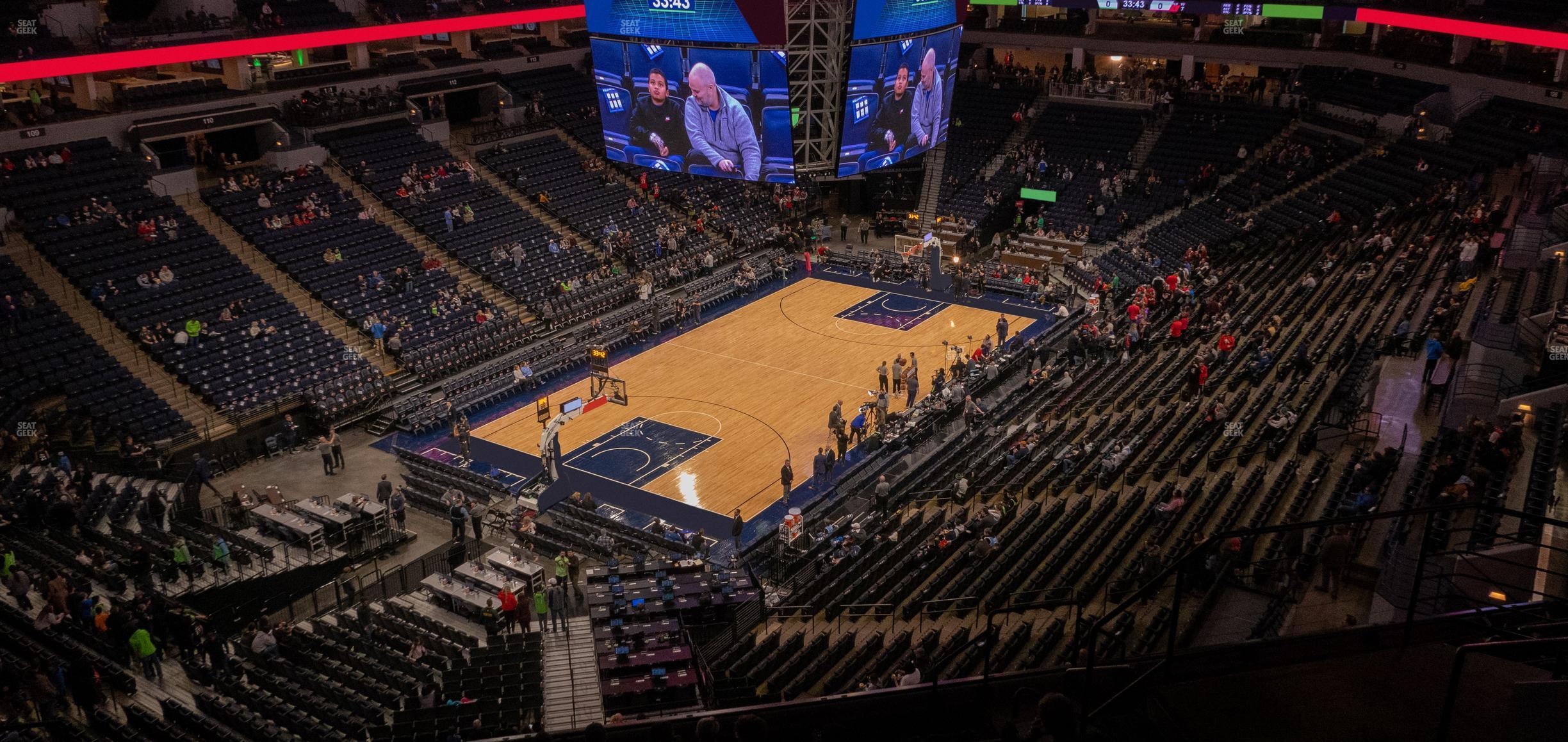 Seating view for Target Center Section 237