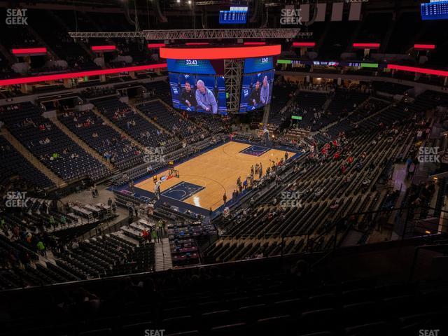 Seating view for Target Center Section 237