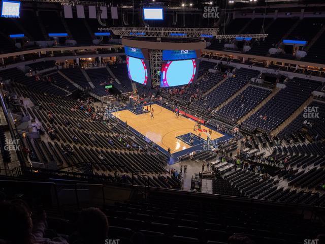 Seating view for Target Center Section 205