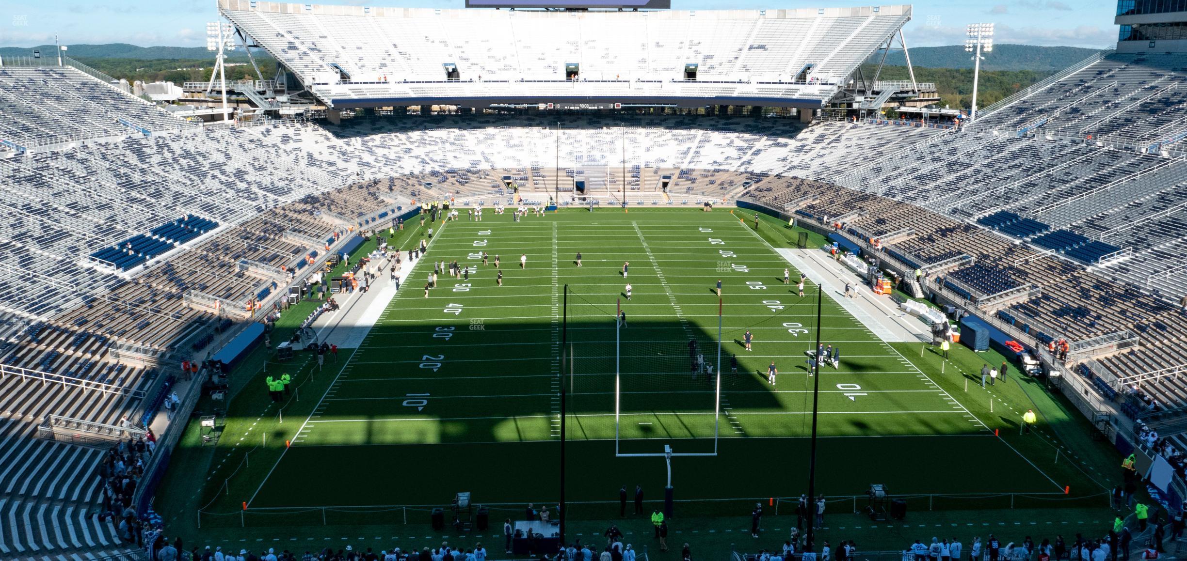 Seating view for Beaver Stadium Section South F Club