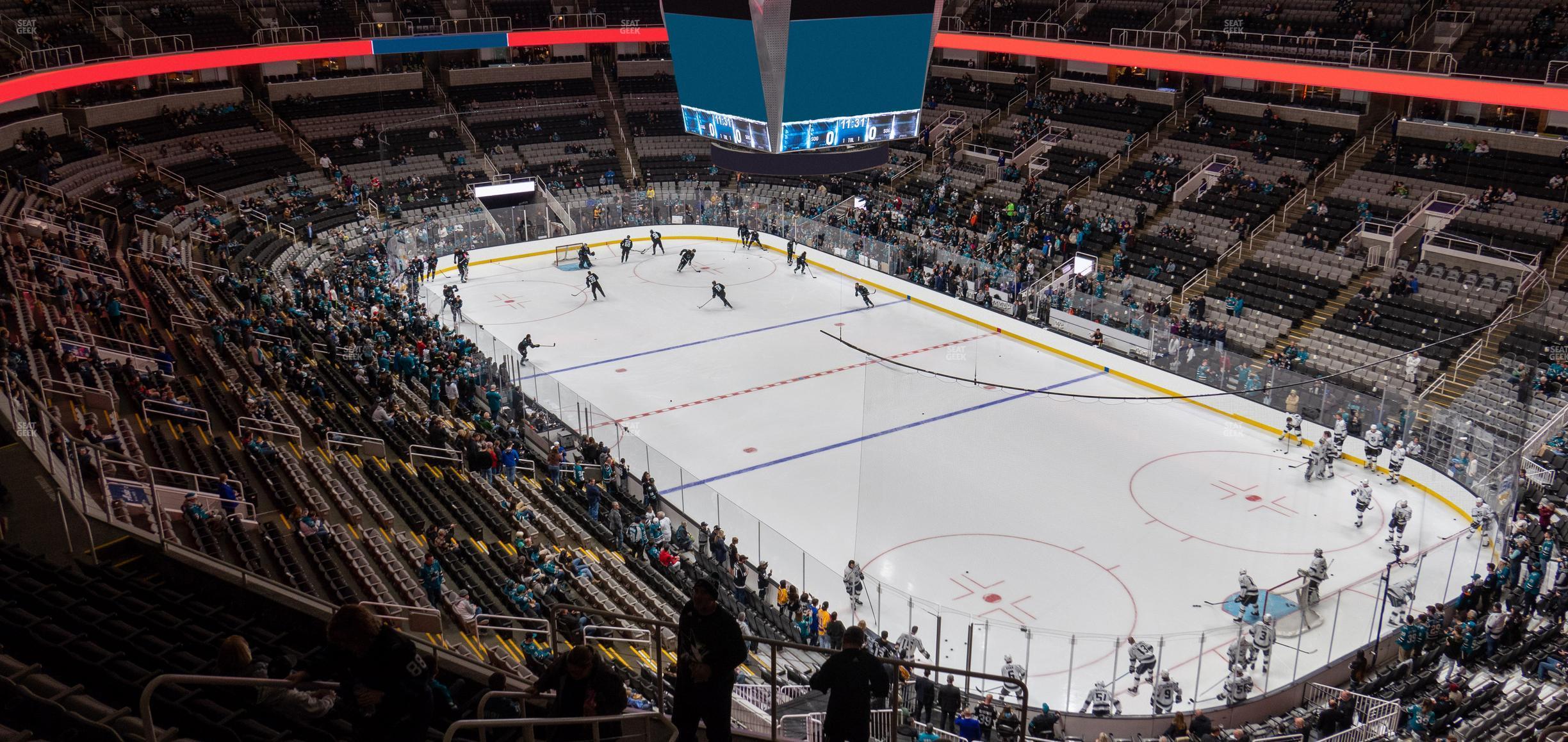 Seating view for SAP Center at San Jose Section 210