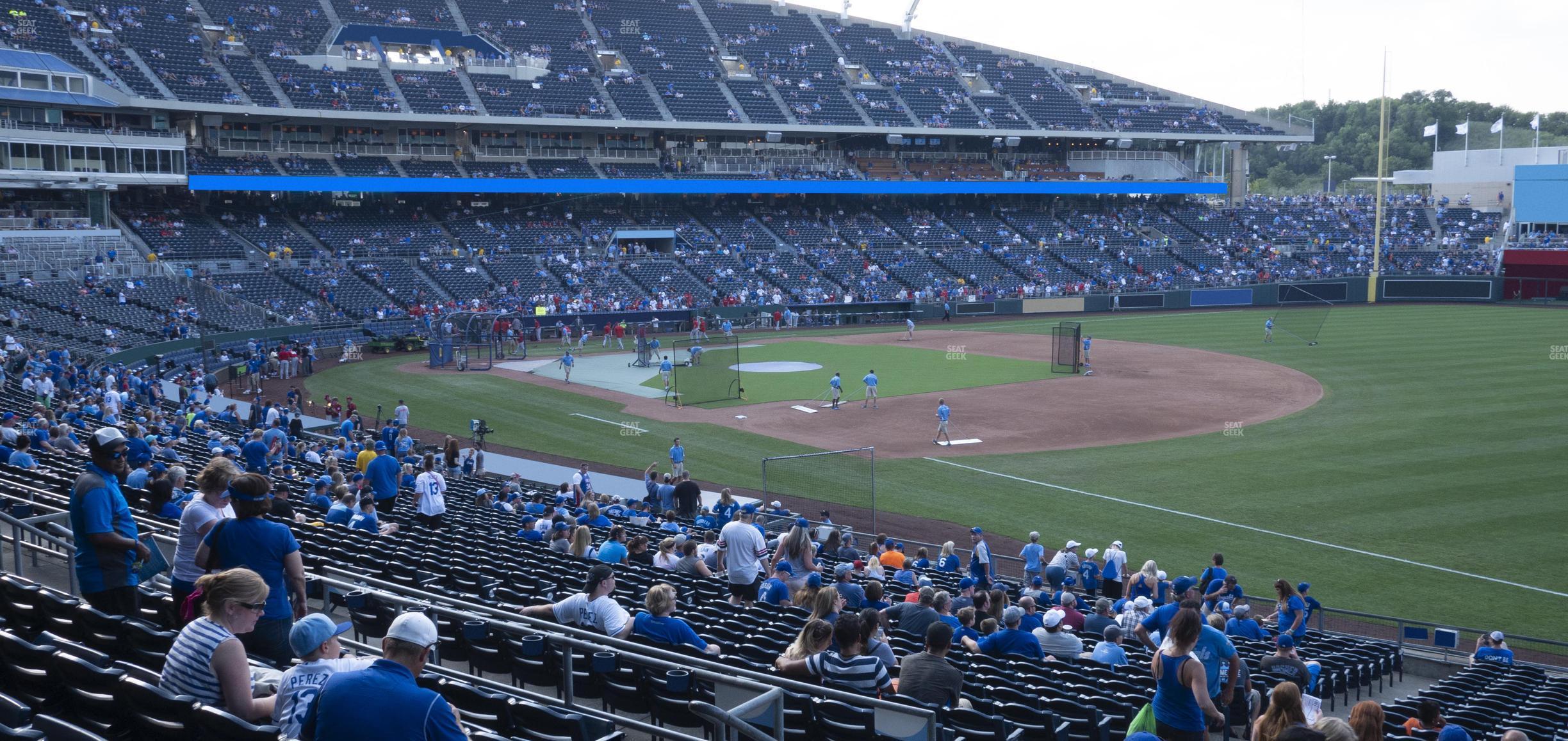 Seating view for Kauffman Stadium Section 242