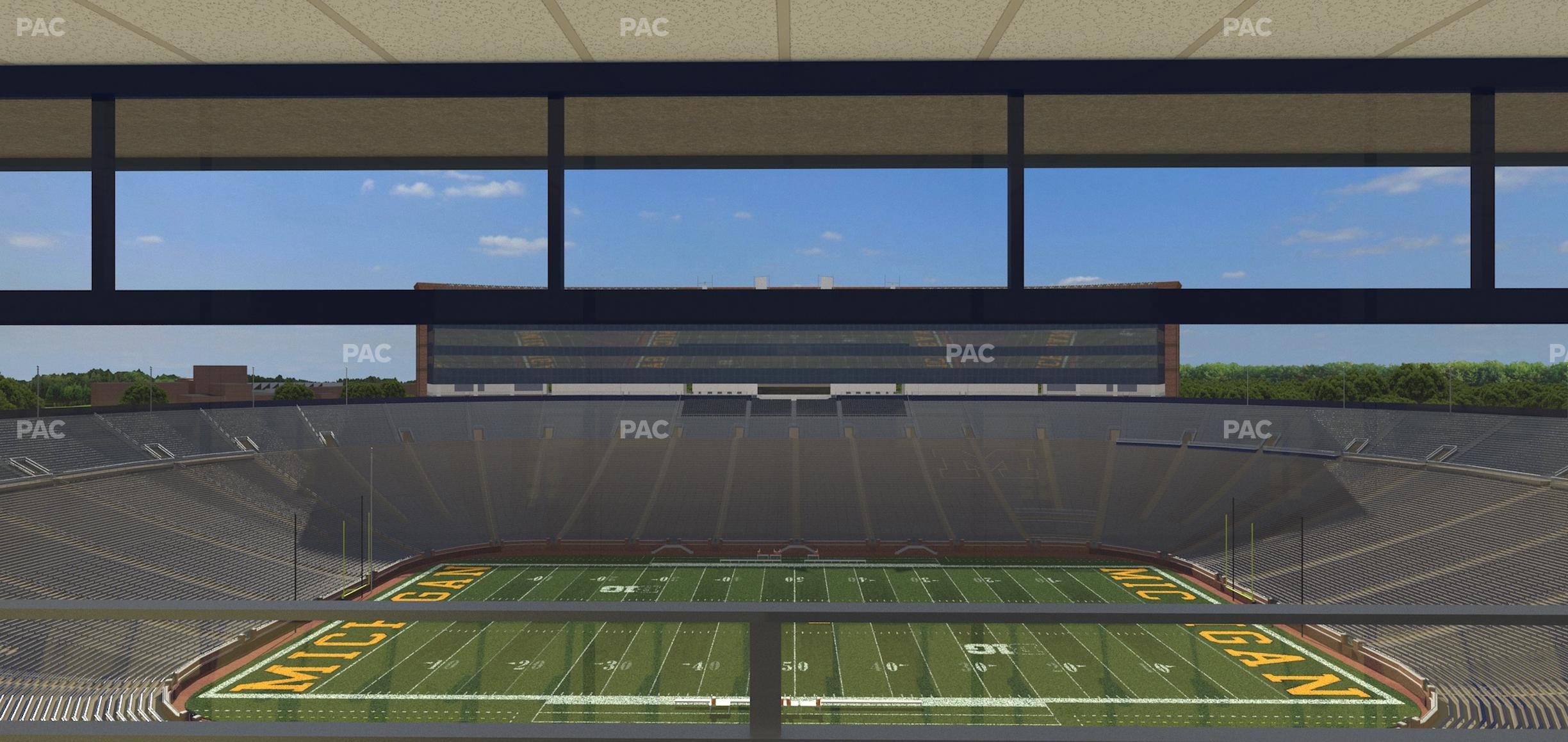 Seating view for Michigan Stadium Section 410