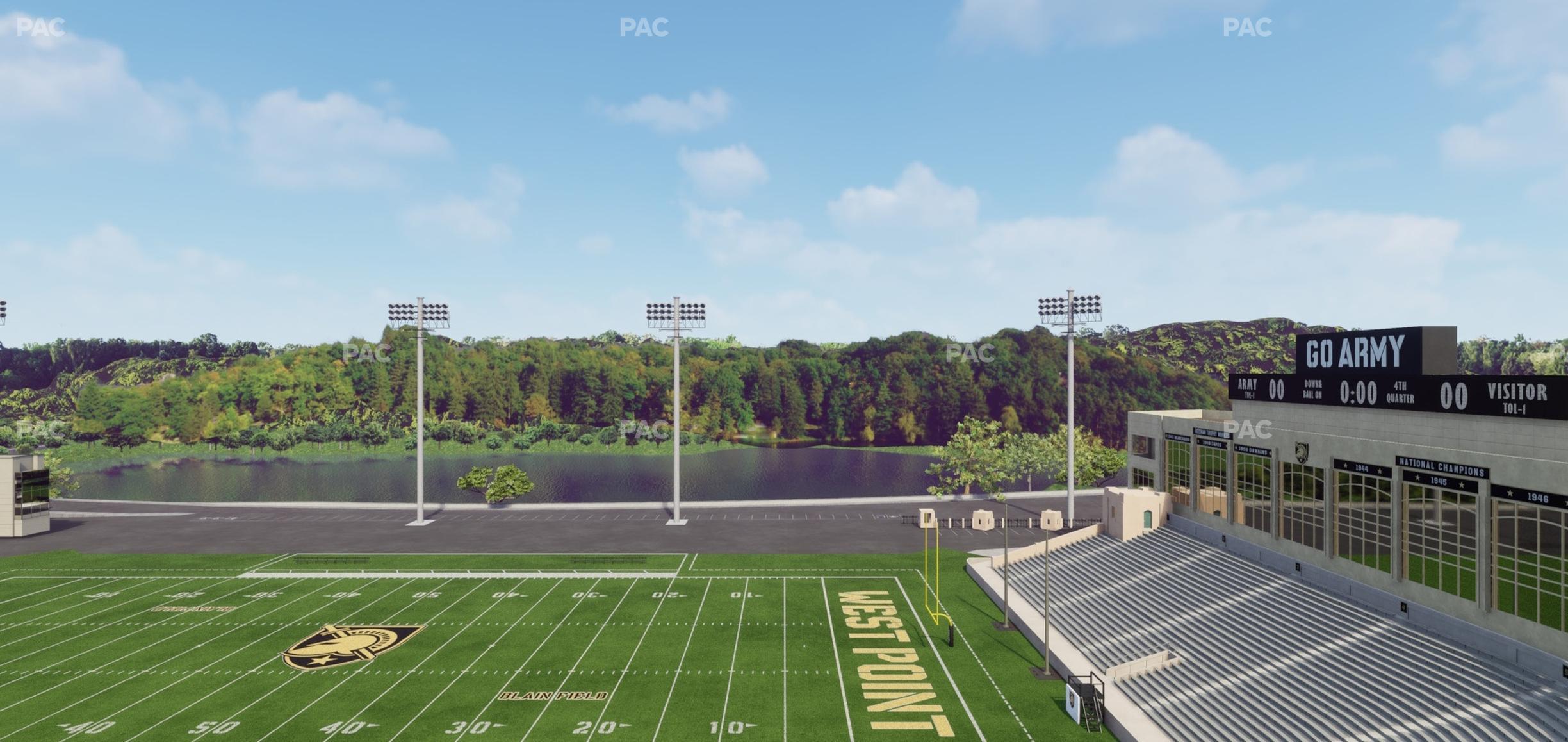 Seating view for Michie Stadium Section U 10