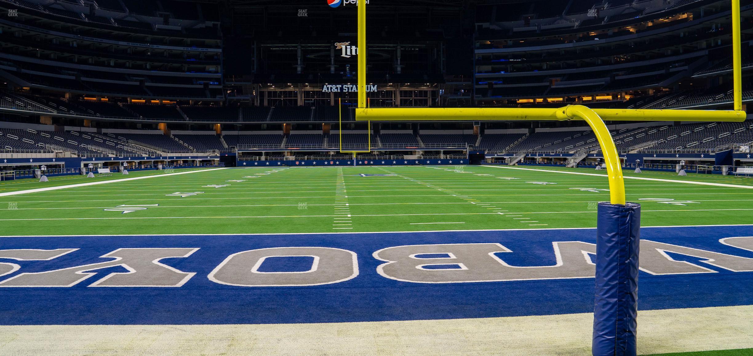 Seating view for AT&T Stadium Section Event Level Suite 103