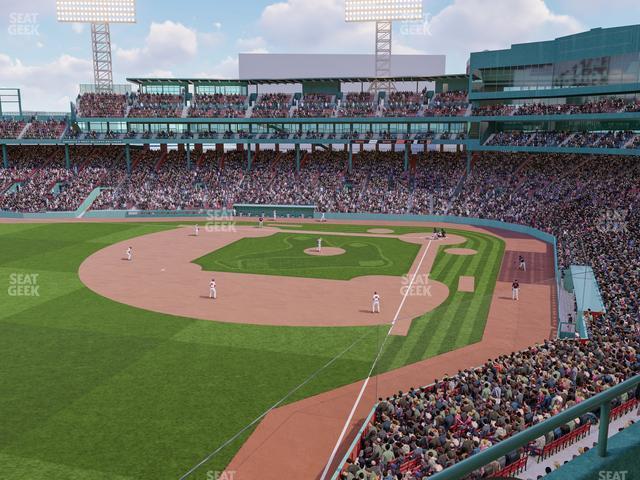 Seating view for Fenway Park Section Dell Technologies Suite L 24