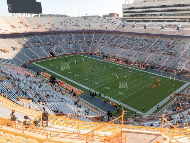 Seating view for Neyland Stadium Section Zz 14