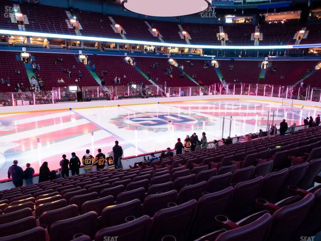 Seating view for Rogers Arena Section 107