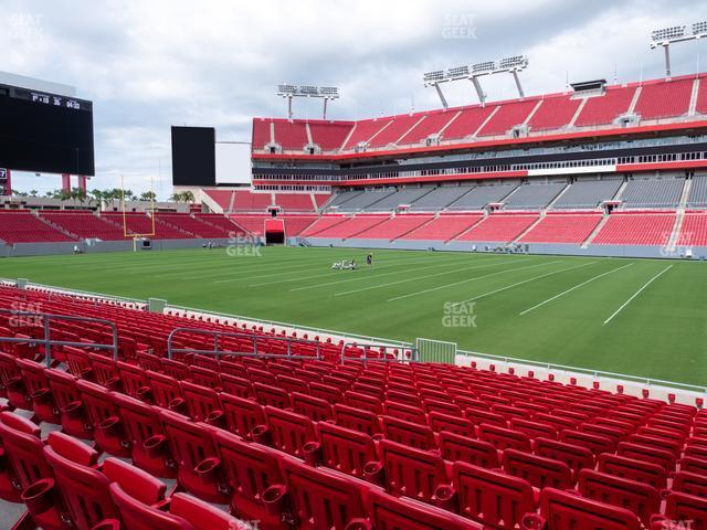 Seating view for Raymond James Stadium Section 138