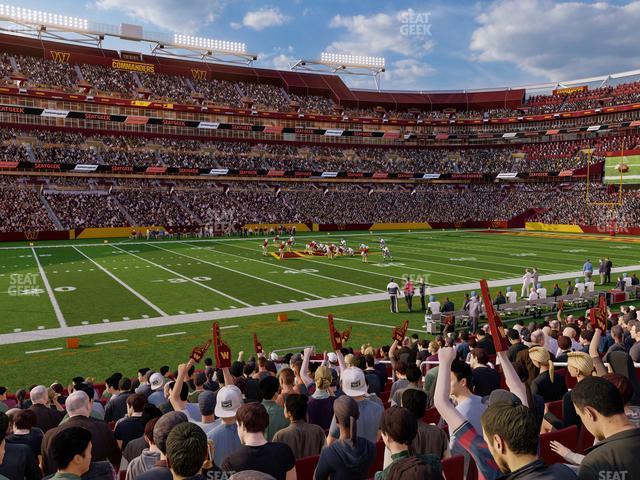 Seating view for Northwest Stadium Section 124