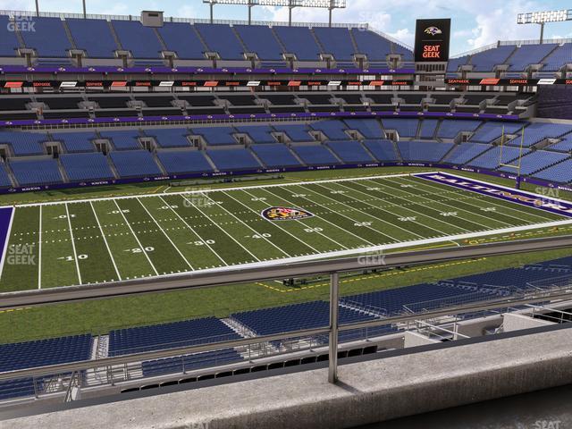 Seating view for M&T Bank Stadium Section Suite 418