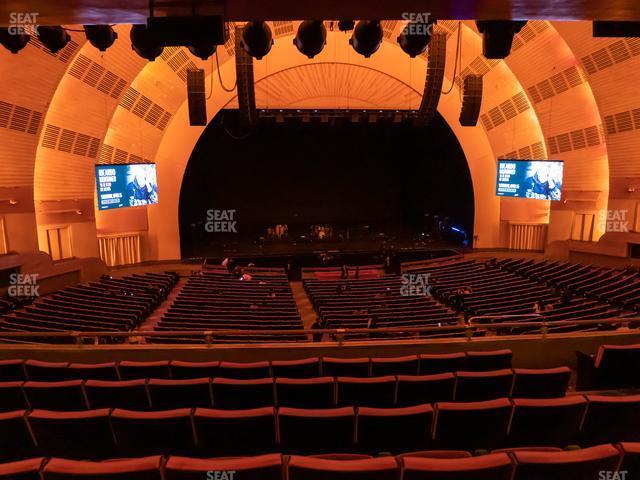 Seating view for Radio City Music Hall Section First Mezzanine 5