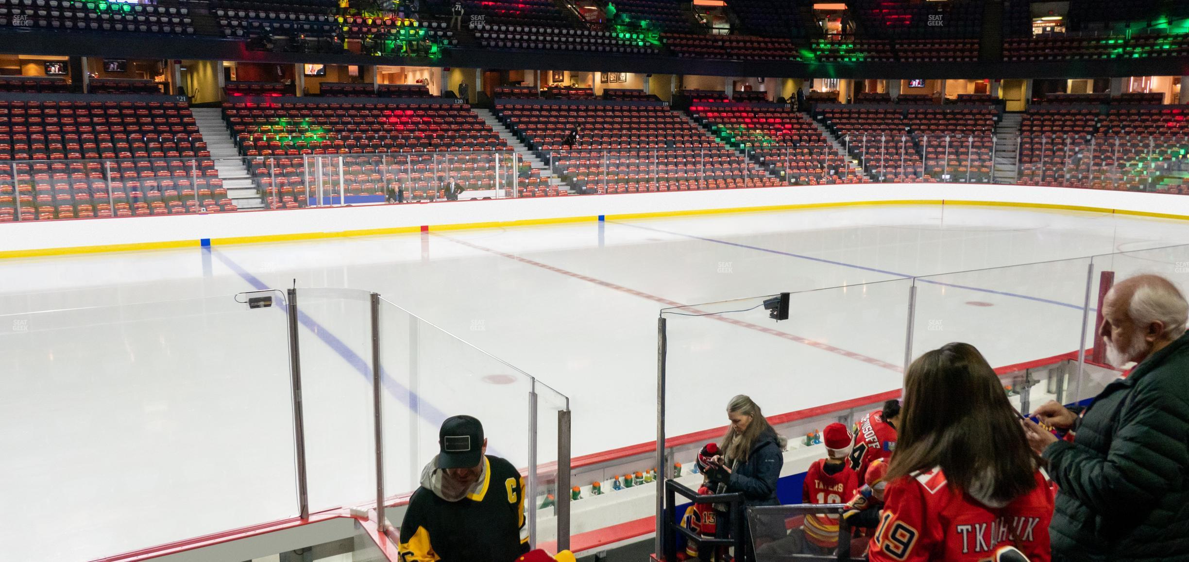 Seating view for Scotiabank Saddledome Section 108