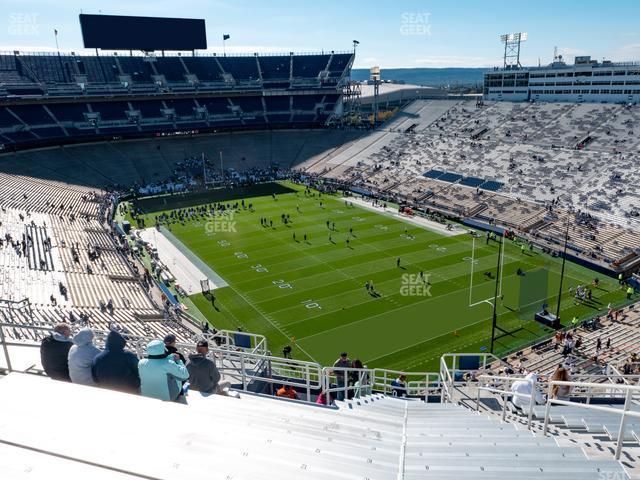 Seating view for Beaver Stadium Section North L Upper