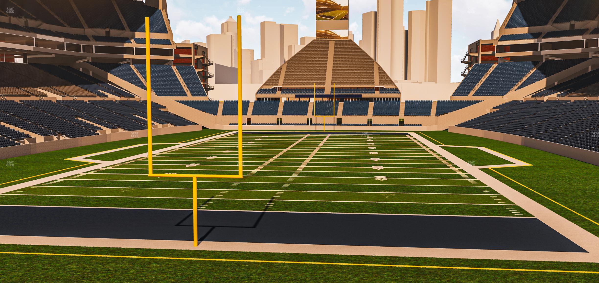 Seating view for Lumen Field Section 121