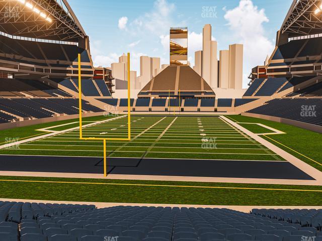 Seating view for Lumen Field Section 121