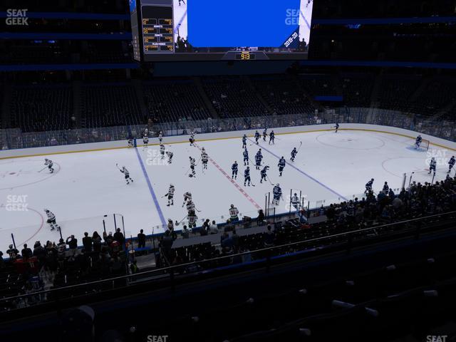 Seating view for Amalie Arena Section 202