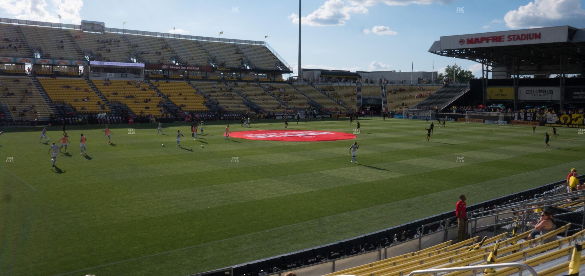 Seating view for Historic Crew Stadium Section 110