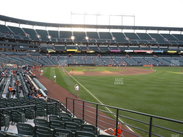 Seating view for Oriole Park at Camden Yards Section 4