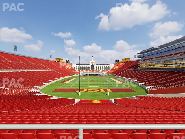 Seating view for Los Angeles Memorial Coliseum Section 114