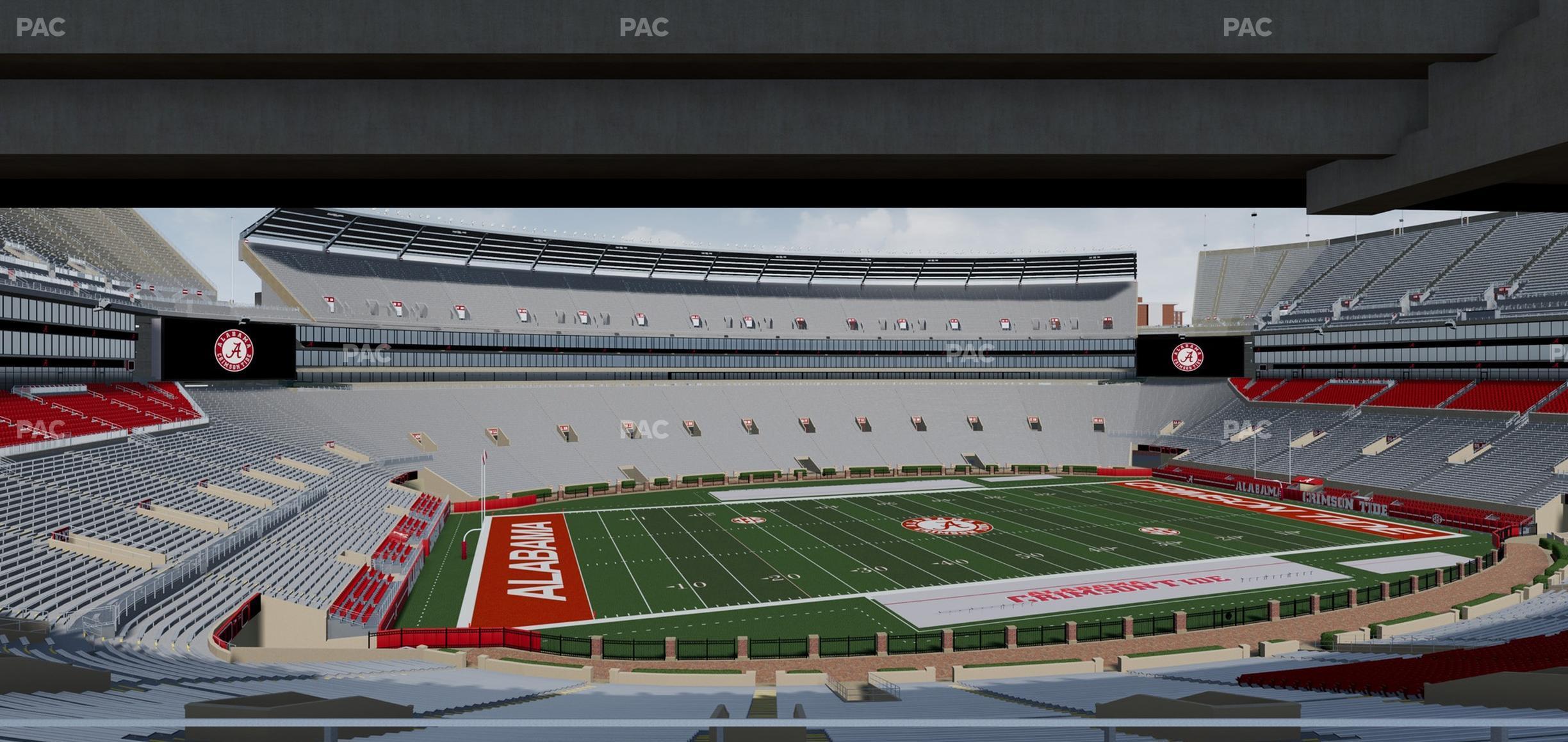 Seating view for Bryant Denny Stadium Section Terrace Club 4