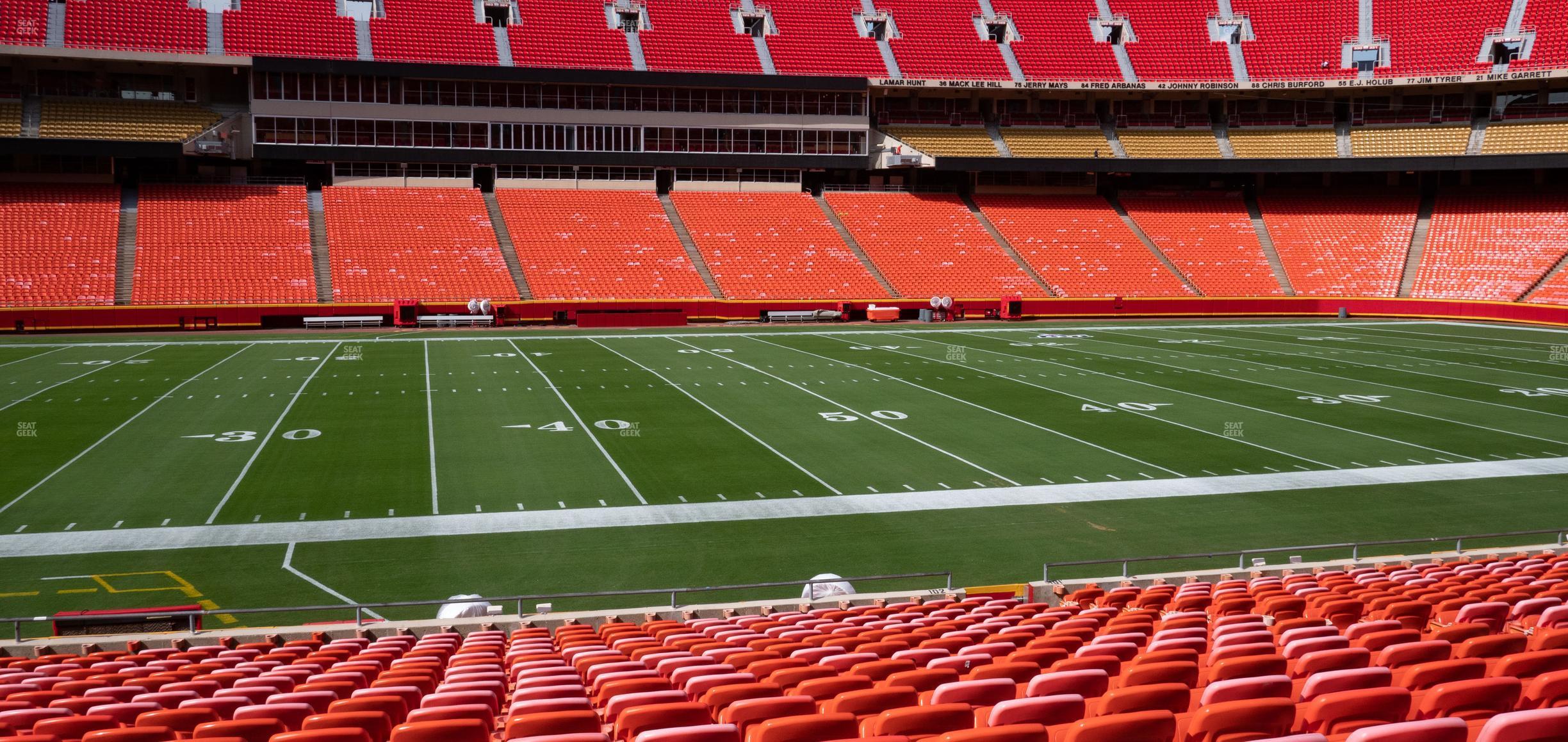 Seating view for GEHA Field at Arrowhead Stadium Section 102