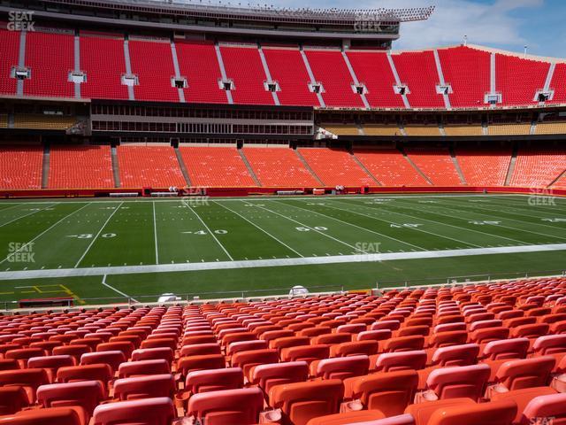 Seating view for GEHA Field at Arrowhead Stadium Section 102