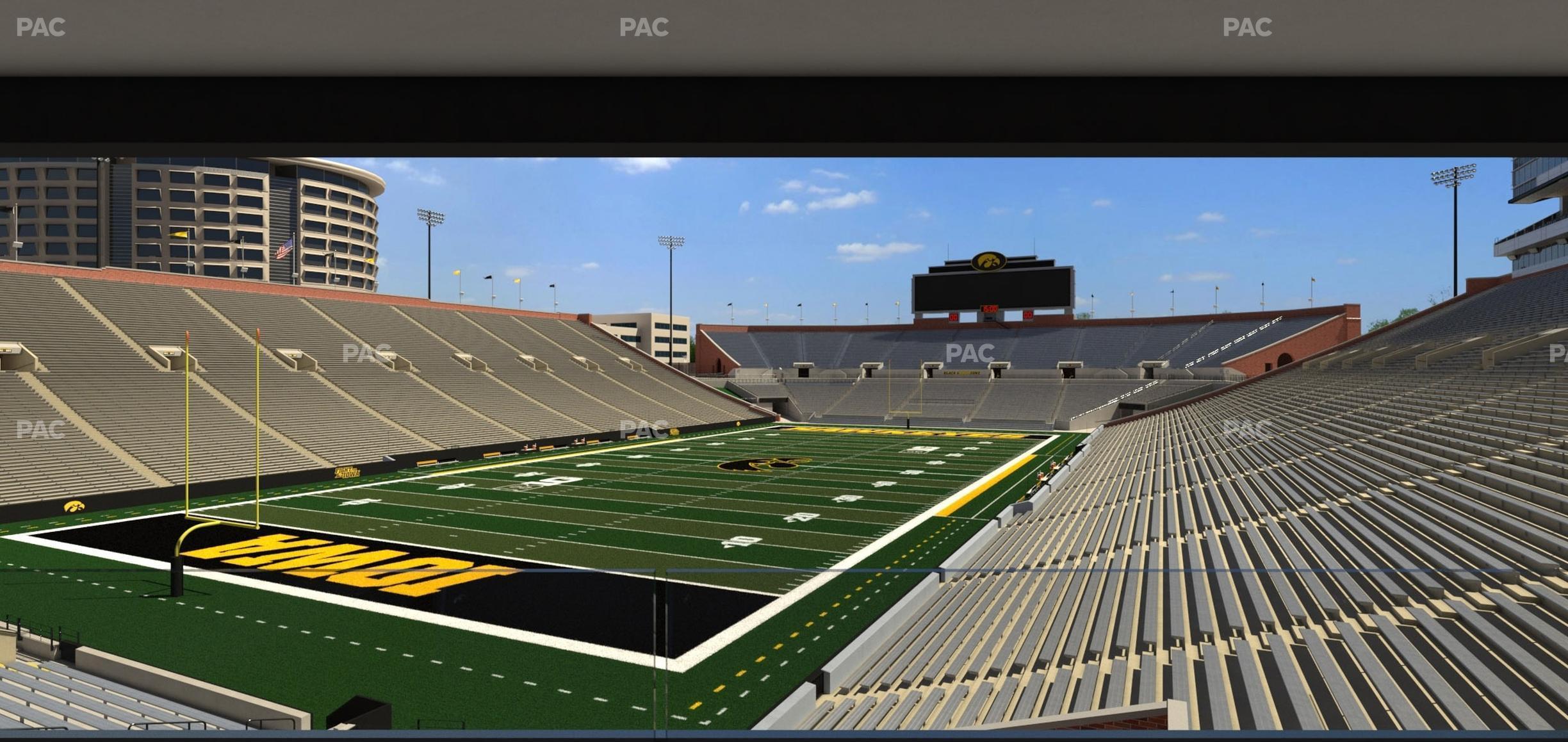 Seating view for Kinnick Stadium Section Ironmen Box 11