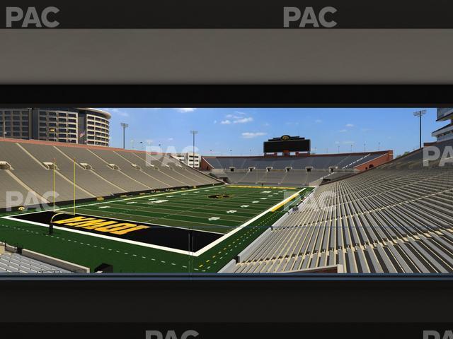 Seating view for Kinnick Stadium Section Ironmen Box 11