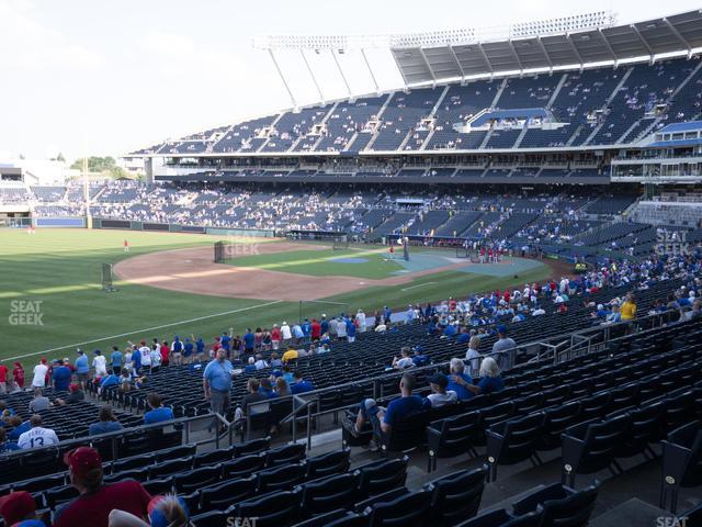 Seating view for Kauffman Stadium Section 213