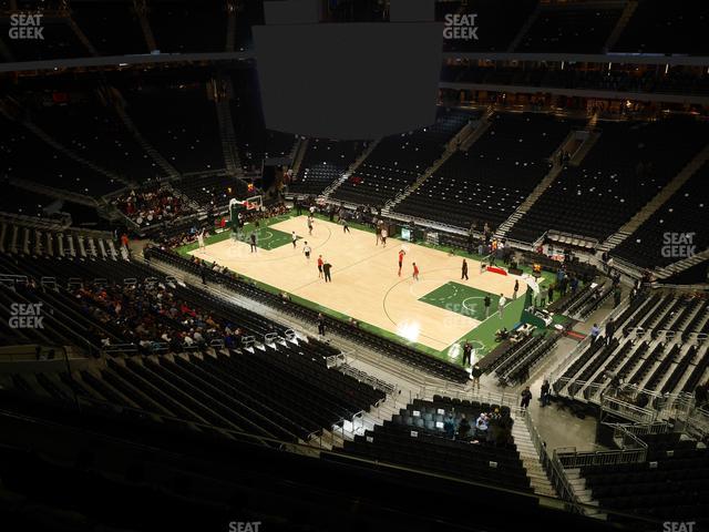 Seating view for Fiserv Forum Section 205