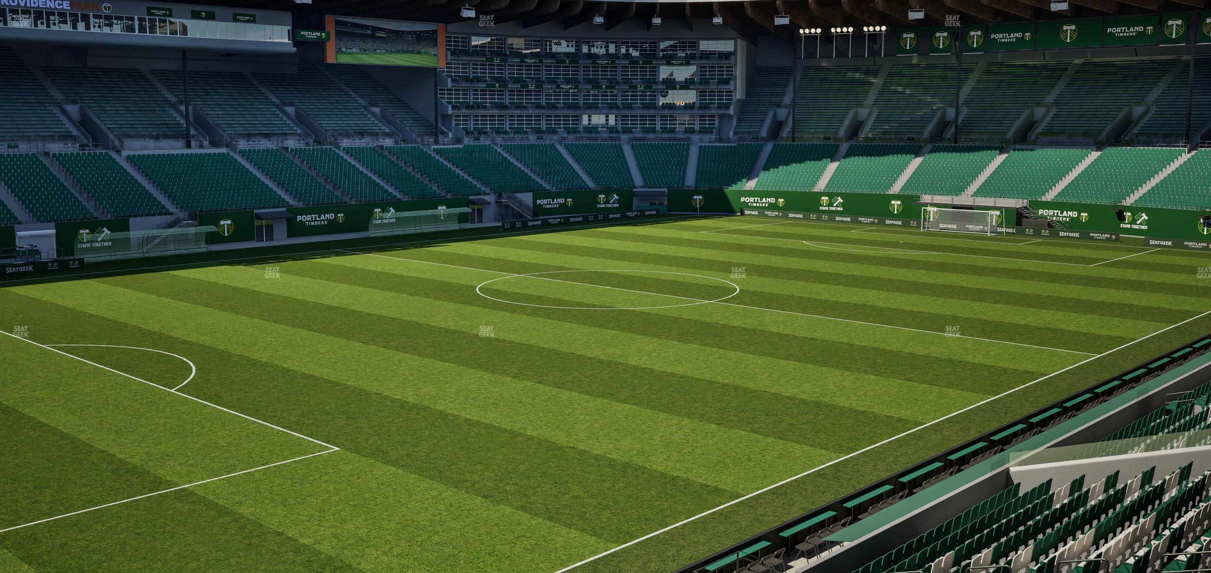 Seating view for Providence Park Section Loge 8