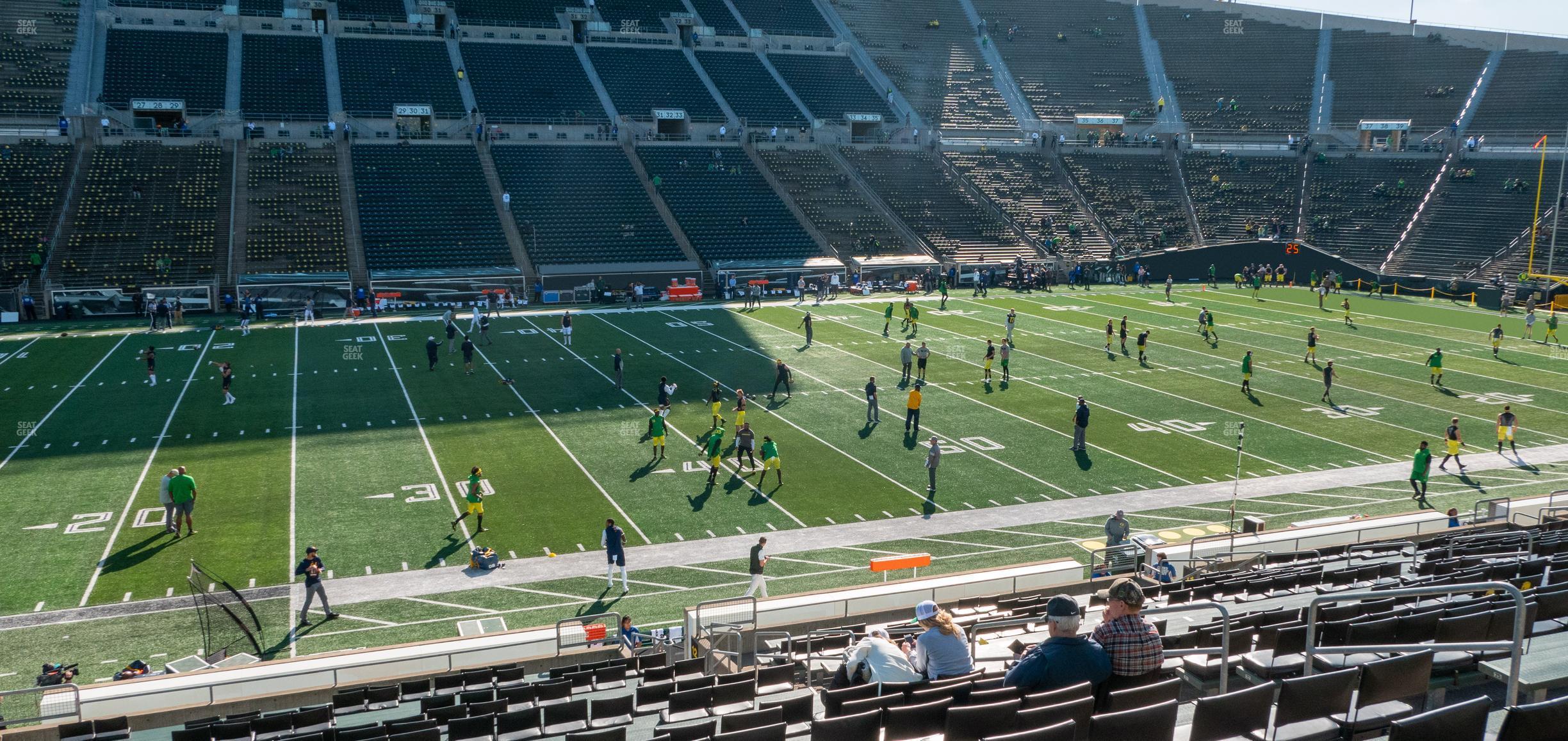 Seating view for Autzen Stadium Section 13