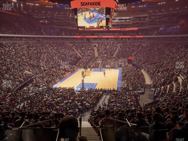 Seating view for Madison Square Garden Section Madison Club 64