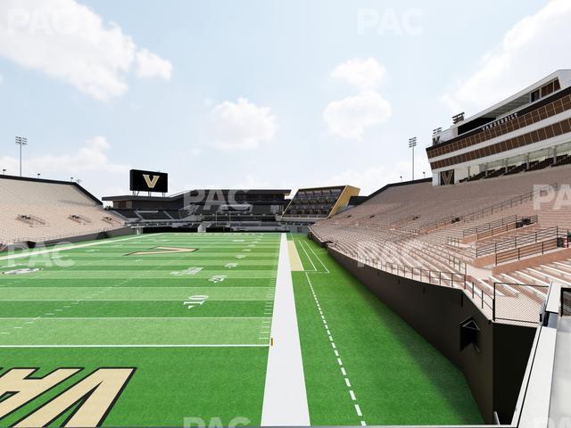 Seating view for FirstBank Stadium Section North Endzone Terrace Wc W