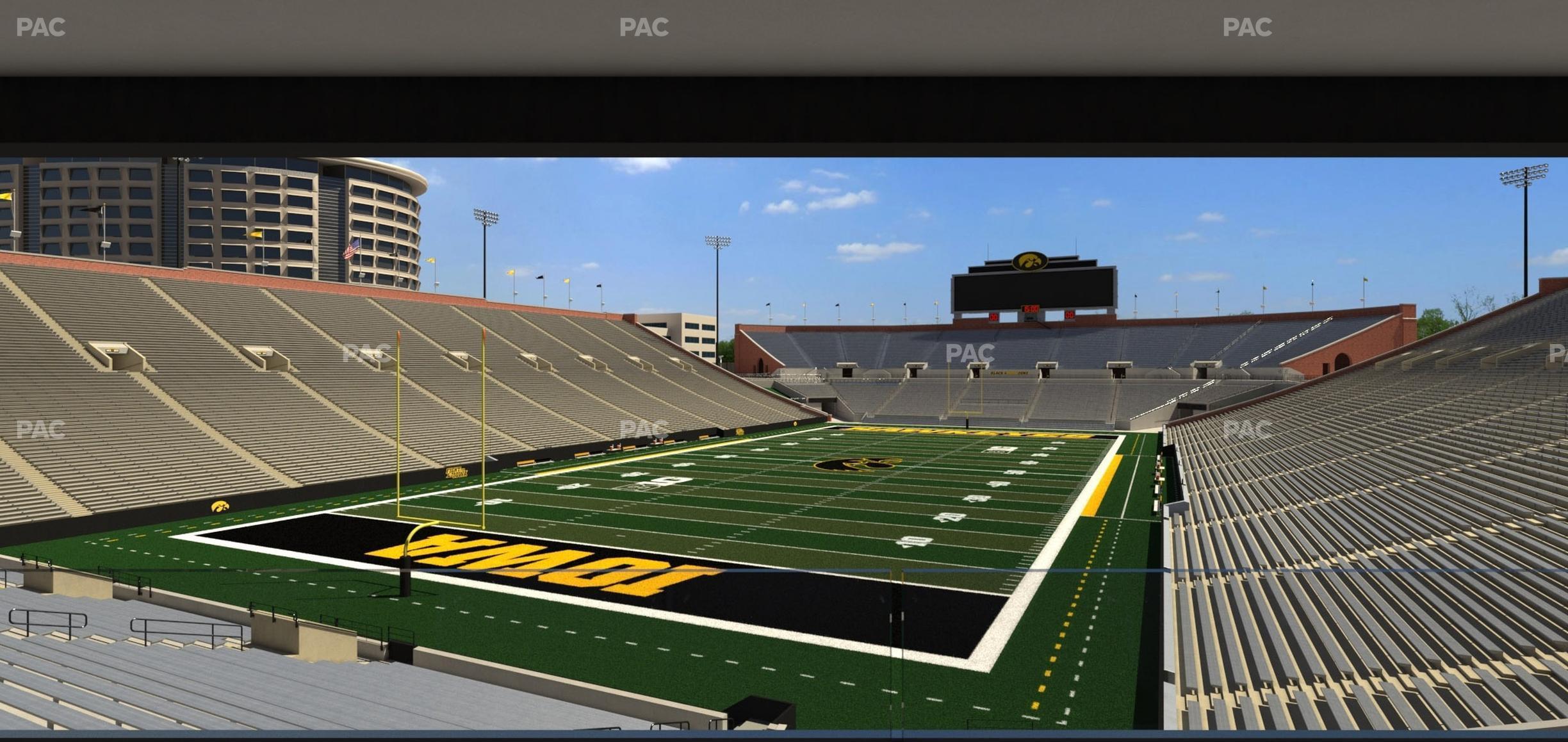 Seating view for Kinnick Stadium Section Ironmen Box 13