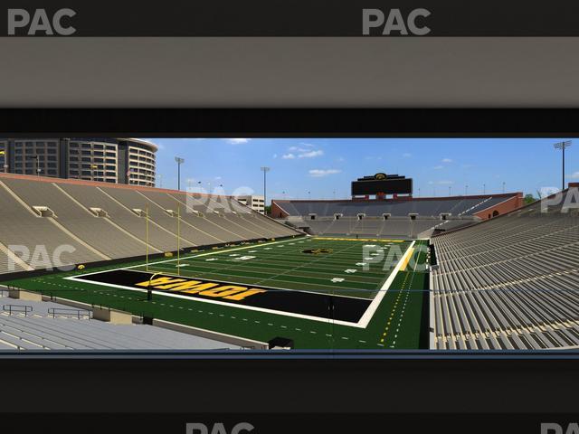 Seating view for Kinnick Stadium Section Ironmen Box 13