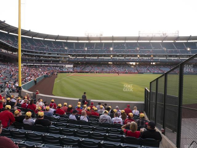 Seating view for Angel Stadium of Anaheim Section 135